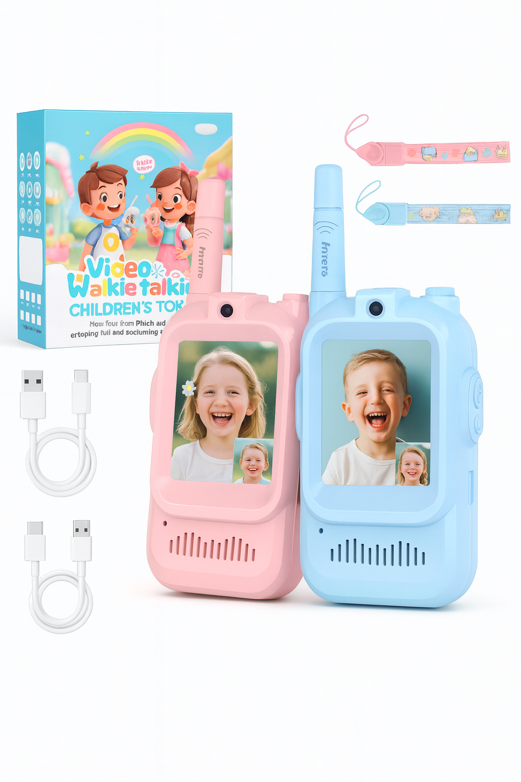 Tiny Talkers™ Peek-a-Pal Video Walkie Talkies(2in1 Box)