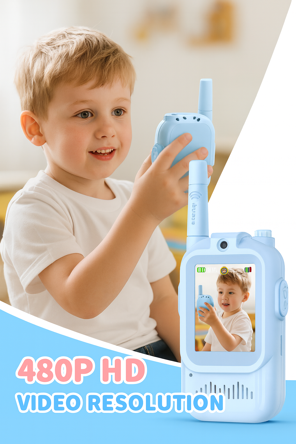 Tiny Talkers™ Peek-a-Pal Video Walkie Talkies(2in1 Box)